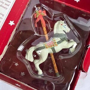 Flavia Weedn Horse Carousel Ornament Applause Vintage
